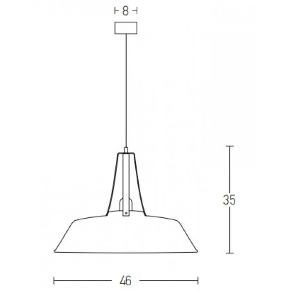 Metalowa lampa wisząca 1642 regulowana do jadalni żółta