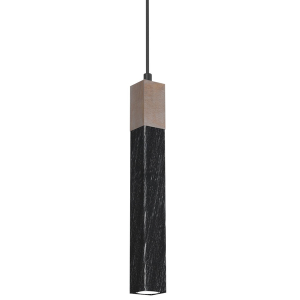 Skandynawska lampa SOLO MLP7469 Milagro wisząca prostokątna czarna