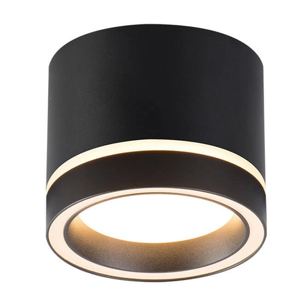 Natynkowa oprawa sufitowa Kendal LP-6331/1SM R2 BK Light Prestige spot czarny