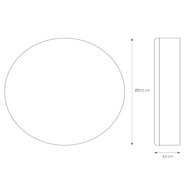Okrągła lampa sufitowa CERES-LED 28112/30/31 LED 30W 3000K IP44 biały