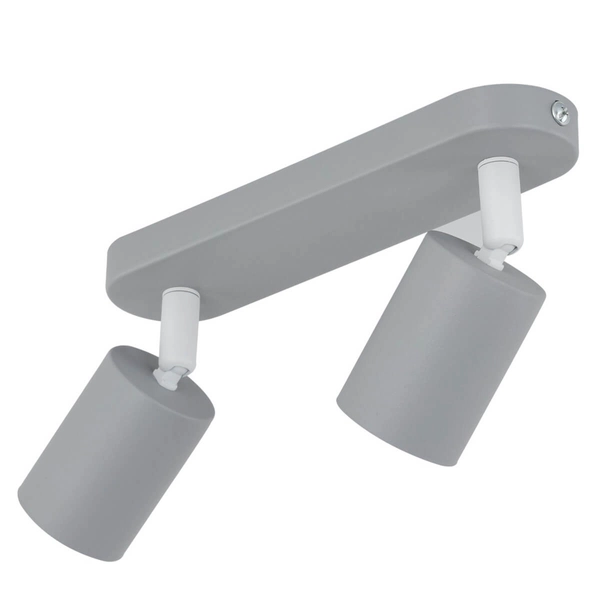 Podwójna lampa do kuchni Livia 10241 tubki loft metalowa szara