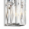 Kryształowa lampa ścienna Facet MOD094WL-03CH Maytoni tuba chrom
