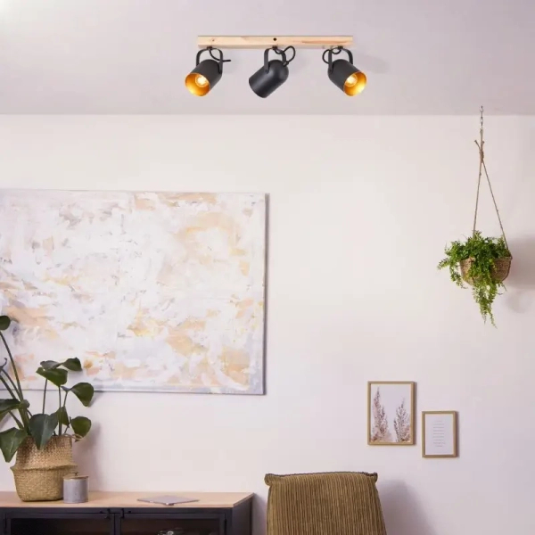Loftowa lampa sufitowa Tronte 99797/86 regulowana złoty czarny
