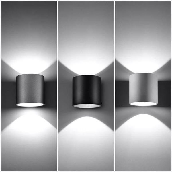 Kinkiet LAMPA ścienna SL.0050 metalowa OPRAWA tuba biała