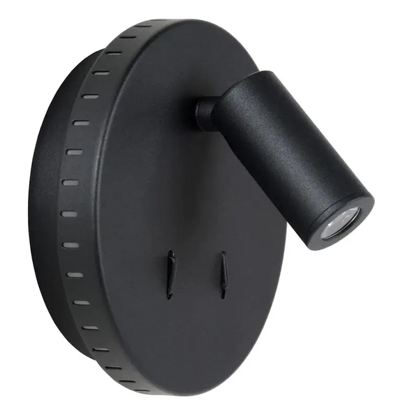 Ścienna lampa nad łóżko BENTJER 79201/09/30 Lucide LED 6W+3W 3000K czarny