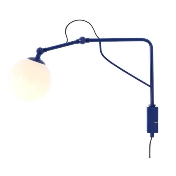 Kinkiet ścienny regulowany SOHO 1105C25_M metalowy kobaltowy