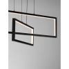 Prostokątna lampa wisząca ANZELIO LE45474 LED 47W 3200K czarna