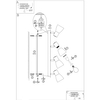 Lampa reflektorowa Claude 54307-4W drewno przydymiona