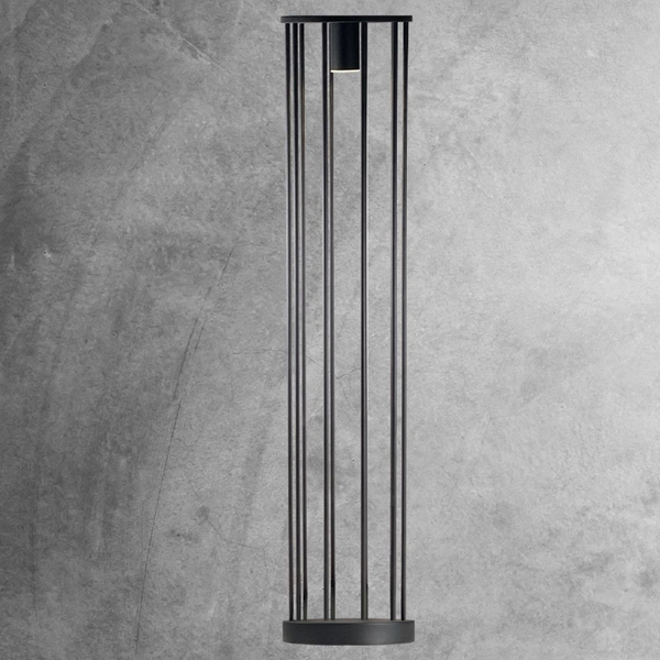 Lampa tarasowa stojąca Hagi 9907 Shilo LED 15W klatka druciana IP54 antracyt