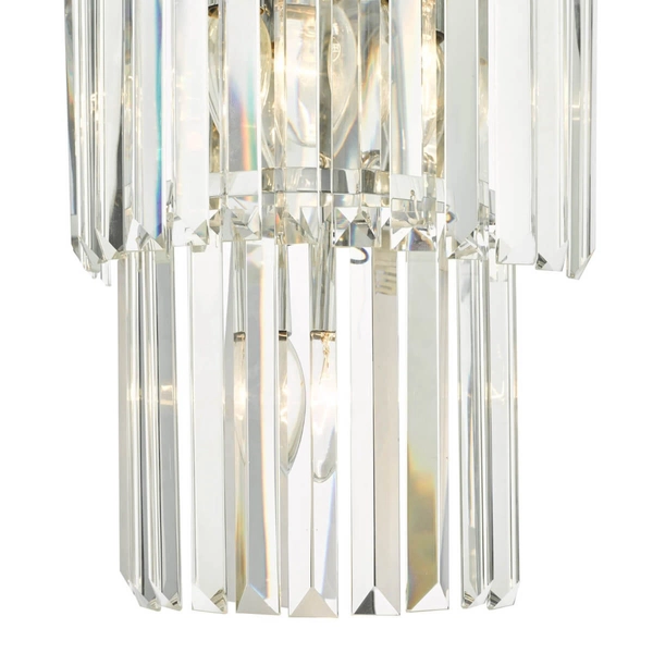 Kryształowa lampa przysufitowa Angel ANG3008 Dar Lighting przezroczysta chrom