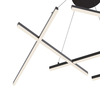 LAMPA wisząca LINE MOD016PL-L75B Maytoni metalowa OPRAWA zwis LED 3000K listwy czarne