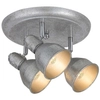 Regulowana LAMPA sufitowa THELMA 5388 Rabalux metalowa OPRAWA reflektorki antyczne srebro