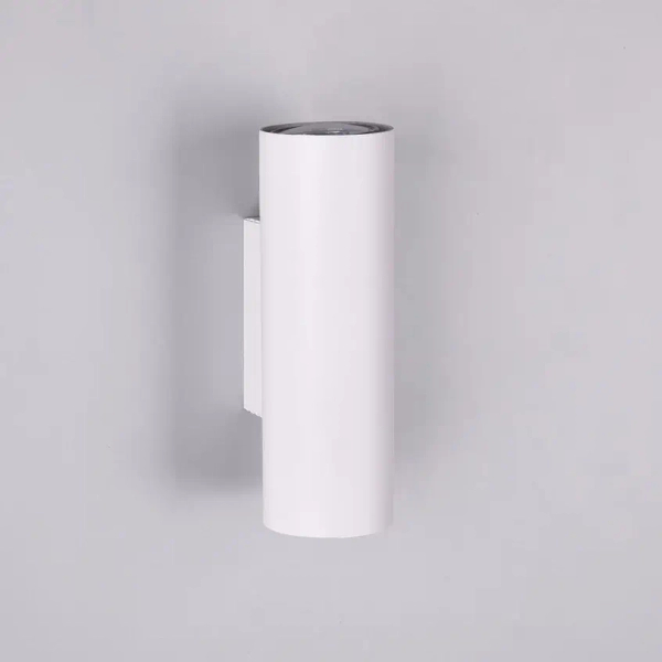 Lampa do minimalistycznych wnętrz MARLEY 212400201 biała tuba 2xGU10