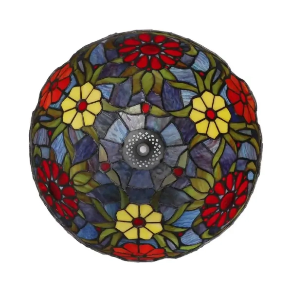 Witrażowa lampa stołowa Capolavoro ABR-LS-CAPO1 szklana kolorowa