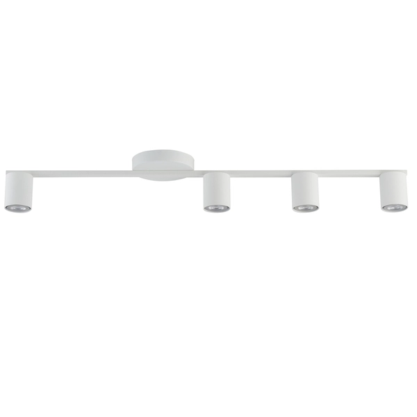 Natynkowa lampa sufitowa Sky metalowe tuby do pokoju białe