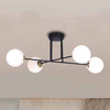 Przysufitowa lampa loftowa ISLA K-4914 Kaja szklane kule balls białe czarne