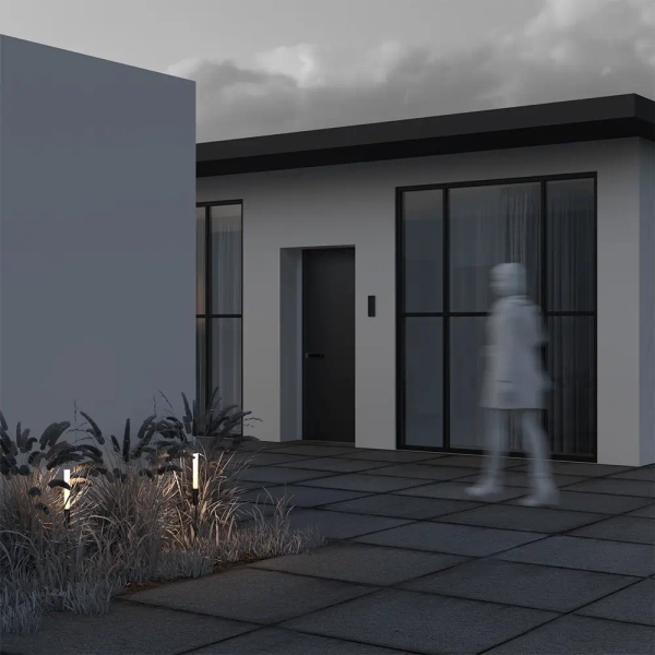 Zewnętrzny słupek stojący Flare O487FL-L3GF3K LED 3W 3000K IP65 grafitowy