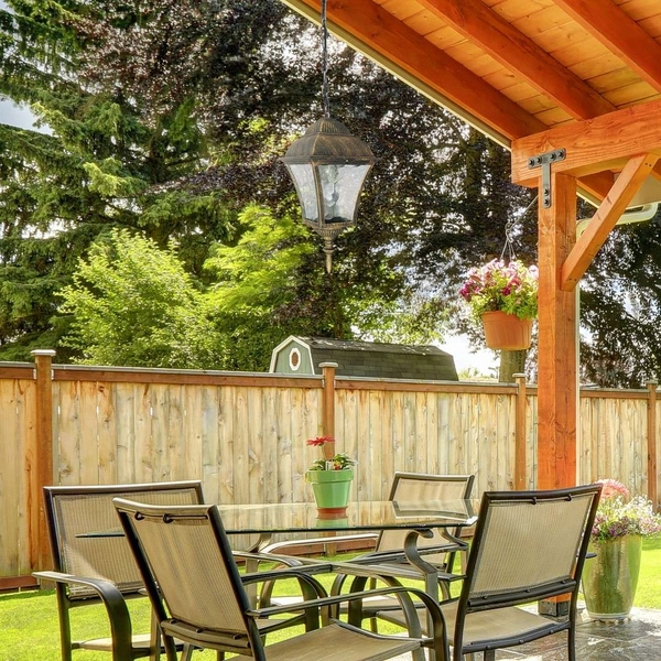 Zewnętrzna LAMPA wisząca TOSCANA 8394 Rabalux IP43 metalowa OPRAWA ogrodowa vintage outdoor złoto antyczne