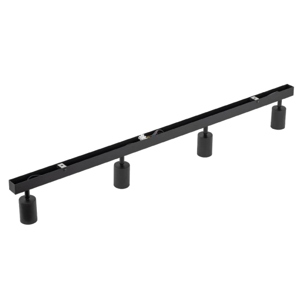 Techniczna sufitowa lampa Nex 10792 tubki na belce czarny