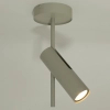 Sufitowa lampa z regulacją Leda 1 41143 metalowa szara beżowa