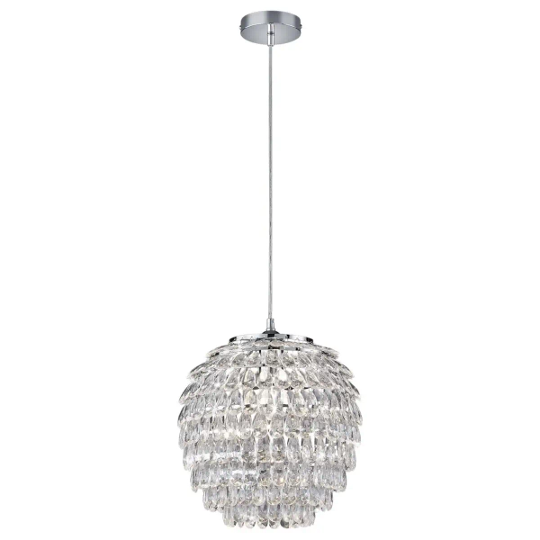 Kryształowa lampa wisząca PETTY R30451906 RL Light glamour crystals ananas chrom