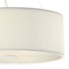 Abażurowa lampa zwisowa Zaragoza ZAR0633 Dar Lighting nad stół kremowa