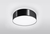Plafon LAMPA sufitowa SL.0121 okrągła OPRAWA natynkowa czarna