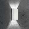 Kinkiet LAMPA ścienna BERGEN 9706 Nowodvorski metalowa OPRAWA prostokątna biała
