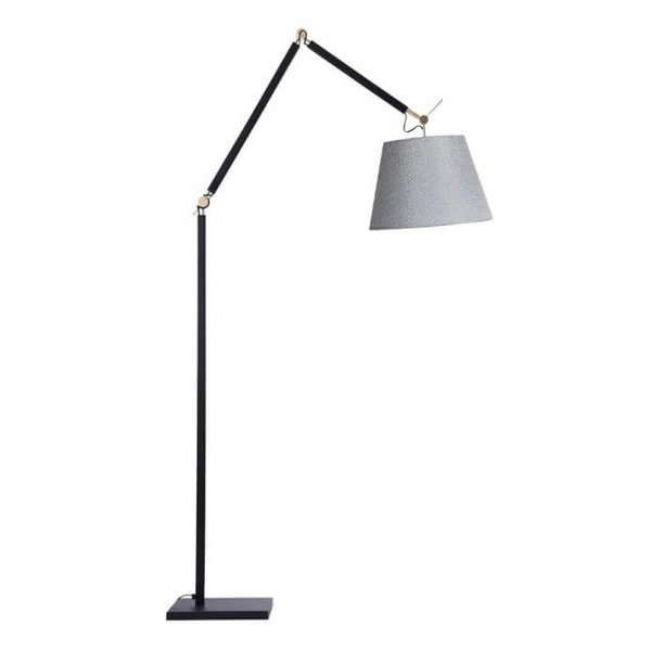 Stojąca lampa regulowana Zyta AZ4193+AZ2604 do czytania czarny szary
