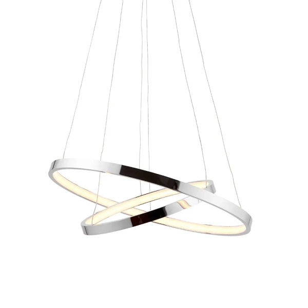 Pierścieniowa lampa wisząca Kline KLINE-2CH LED 28W 3000K chrom