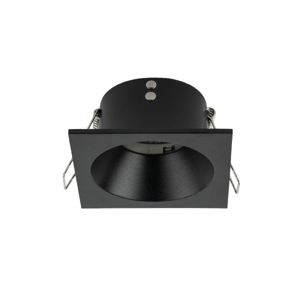 Łazienkowy downlight sufitowy Prisma 10581 kwadratowy IP65 czarny