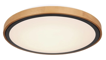 Lampa nasufitowa Bruno 41764-24 loftowa LED 24W 3000-4500-6000K drewniana