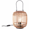 Stojący lampion na stół Woodrow HK18325S28 bambus beżowy czarny