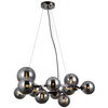 Lampa wisząca do sypialni Canello PND-406007-11A-BL Italux molekuły czarne