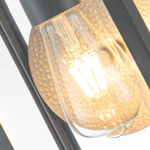 Prostokątna lampa ścienna Byron QZ-BYRON-S-GR IP44 na zewnątrz grafit