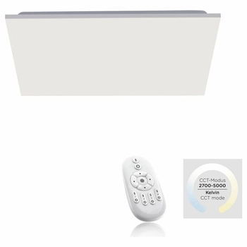 Natynkowa lampa sufitowa Canvas LED 40W square biała