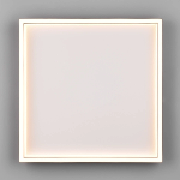 Kwadratowy plafon sufitowy Rotonda R64502932 RL Light LED 20W 3000K czarna