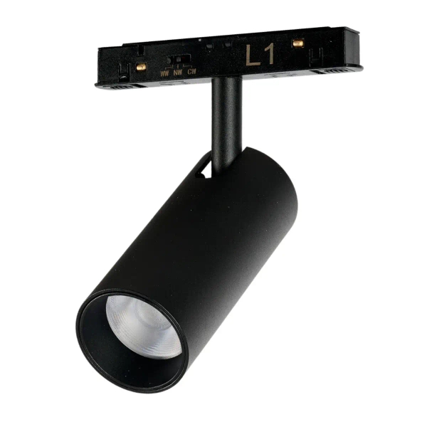 Regulowana lampa dwufazowa Alfa AZ6250 LED 12W 3000-6000K czarny