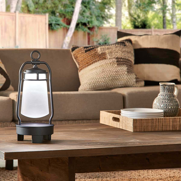 Latarenka do ogrodu KL-LYNDON-BT-A-BK Kichler LED 3W głośnik Bluetooth czarny
