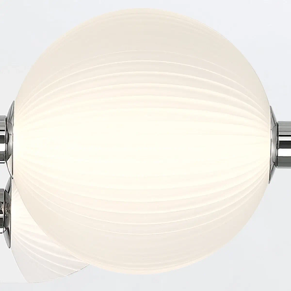 Szklana lampa ścienna Palmas QN-PALMAS-2W-PN LED 18W 3000K IP44 biała