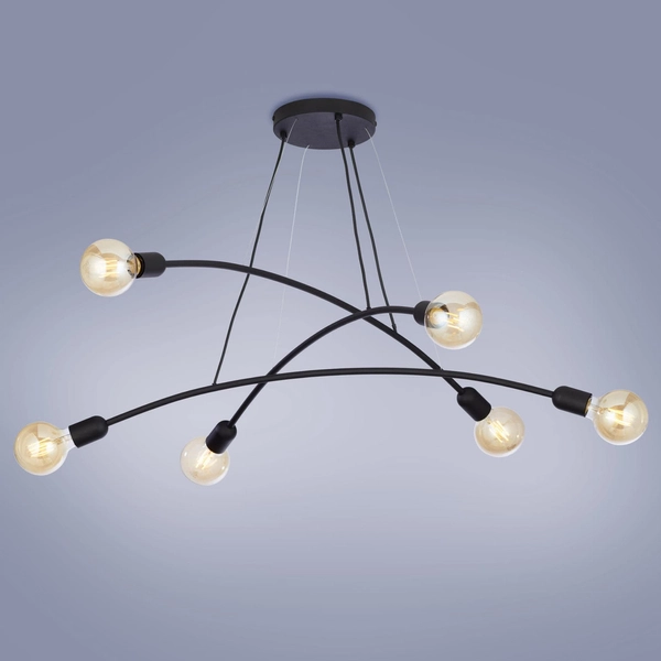 Wielopunktowa lampa wisząca Helix 2726 TK Lighting molekły czarna