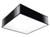 Plafon LAMPA sufitowa SL.0136 kwadratowa OPRAWA natynkowa czarna OUTLET