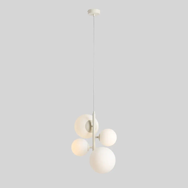 Wisząca lampa molekułowa Bloom 1091L9 Aldex kule ball białe kremowe