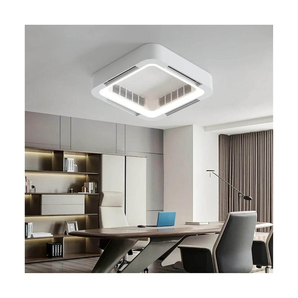 Lampa sufitowa z wentylatorem Fanlight 5900168832329 Moosee ściemnialna biała