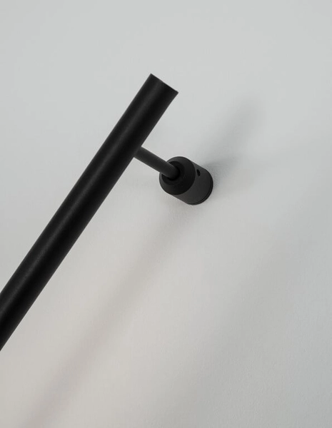 Przyścienna lampa sypialniana Buin LED 15W metal czarna