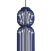 Sypialniana wisząca lampa CAMELEON SINGLES 12196 druciana granatowa