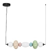 Lampa wisząca do jadalni CASURNO LE45223 LED 23W 3000K zielona niebieska