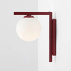 Lampa ścienna kulista Zac 1038C15_2 Aldex szklana biała czerwona