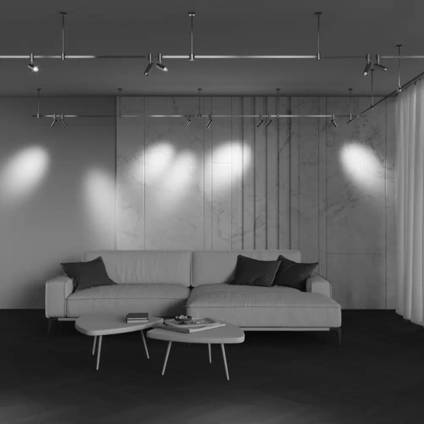 Lampa magnetyczna Focus Led TR144-1-5W2.7K-W-BS-DE LED 5W 2700K mosiądz