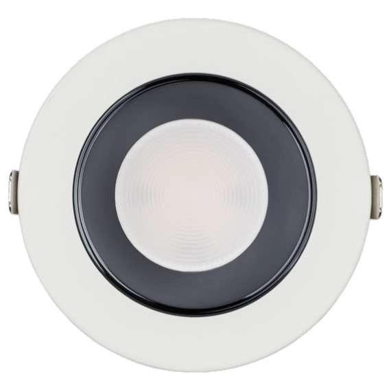 Wpust LAMPA łazienkowa KEA 8773 Nowodvorski okrągła OPRAWA sufitowa LED 20W 3000K metalowa IP44 biała